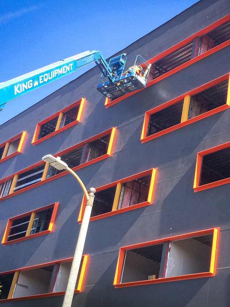 Air & waterresistive barrier for rain screen construction PROSOCO