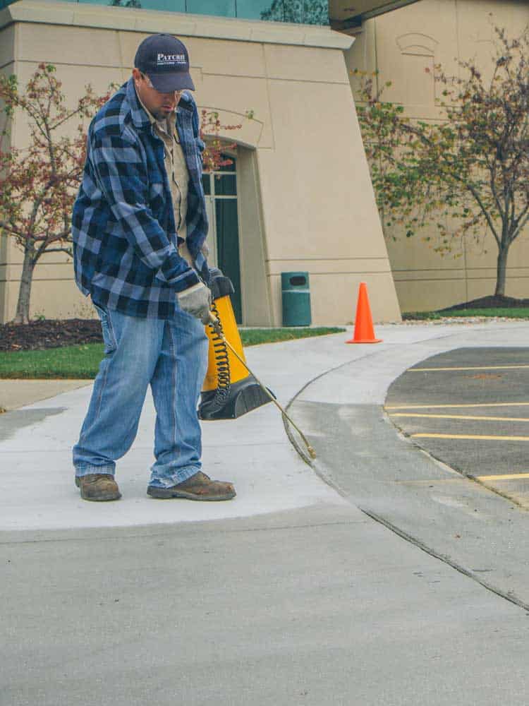 Damage Of Driveway Due To Rock Salt And Cost Of Repair