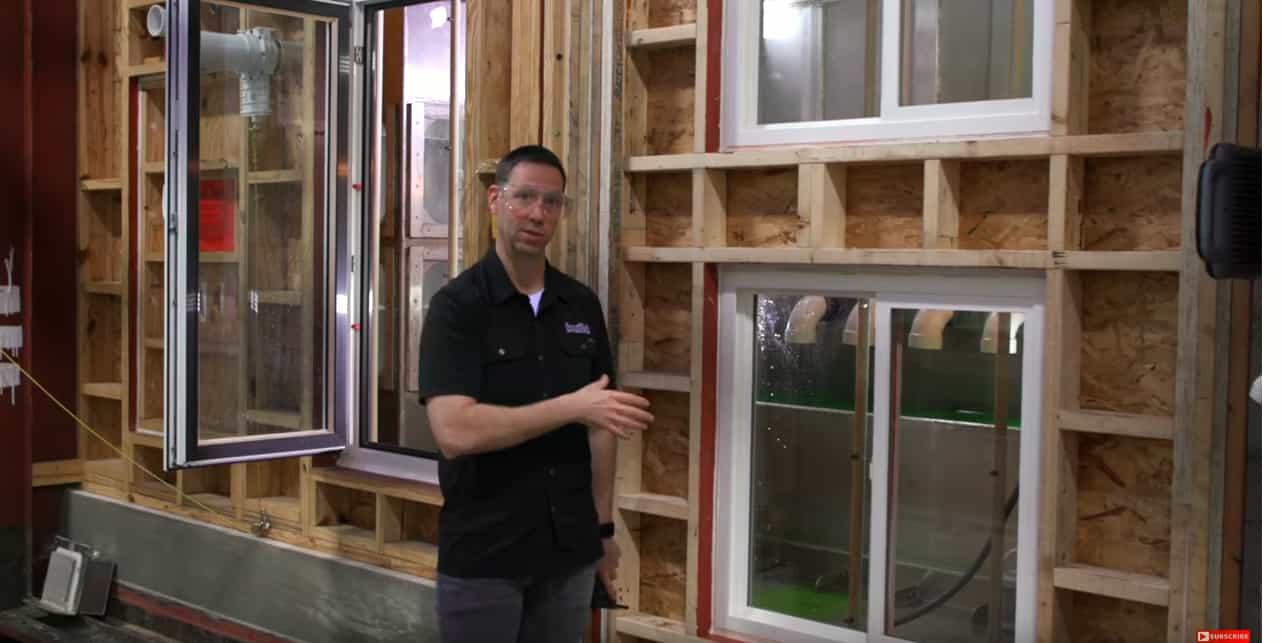 Risinger visits test chamber