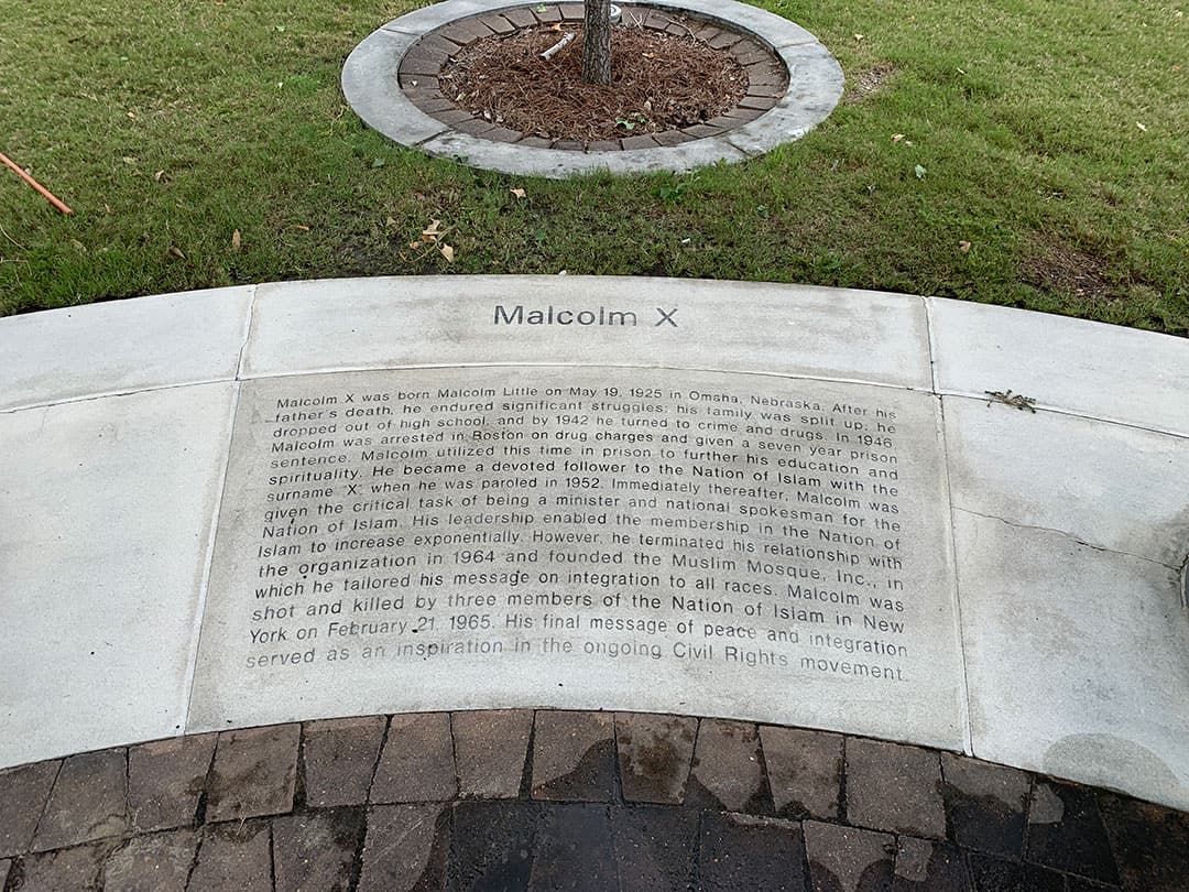 Malcolm X memorial - after