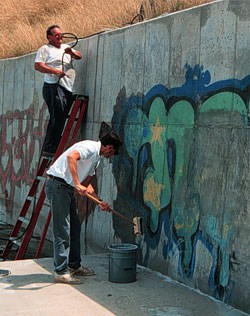 How to Remove Graffiti from Brick and Concrete Sidewalks ...