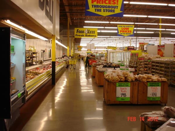 Food 4 Less with Consolideck concrete floors