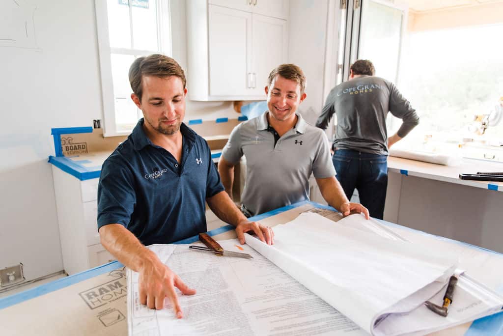 Adam Copenhaver (left) and Ben Copenhaver (right) are the founders of CopeGrand Homes in South Carolina.