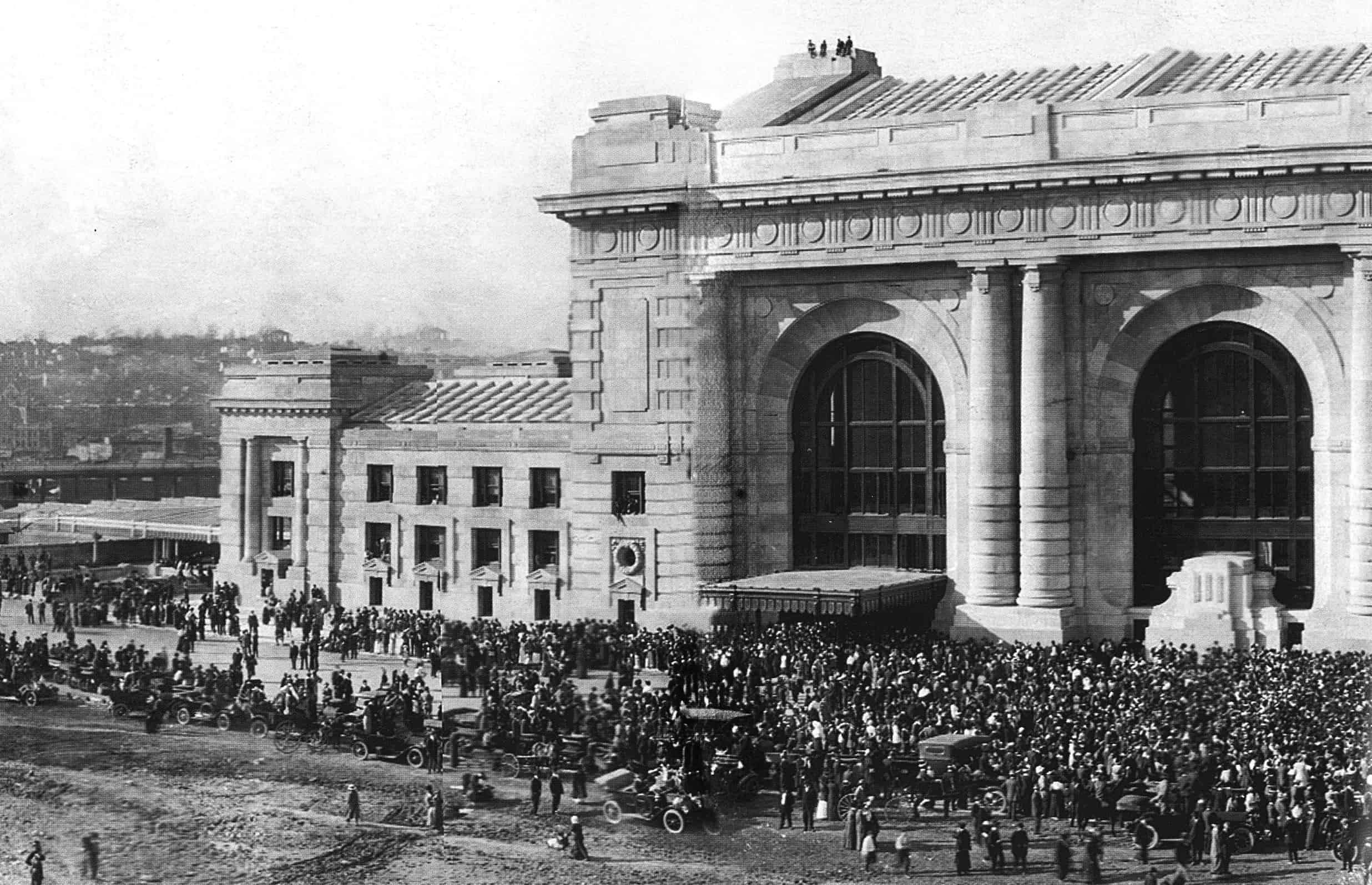 Kansas City's Union Station is pictured in 1914.