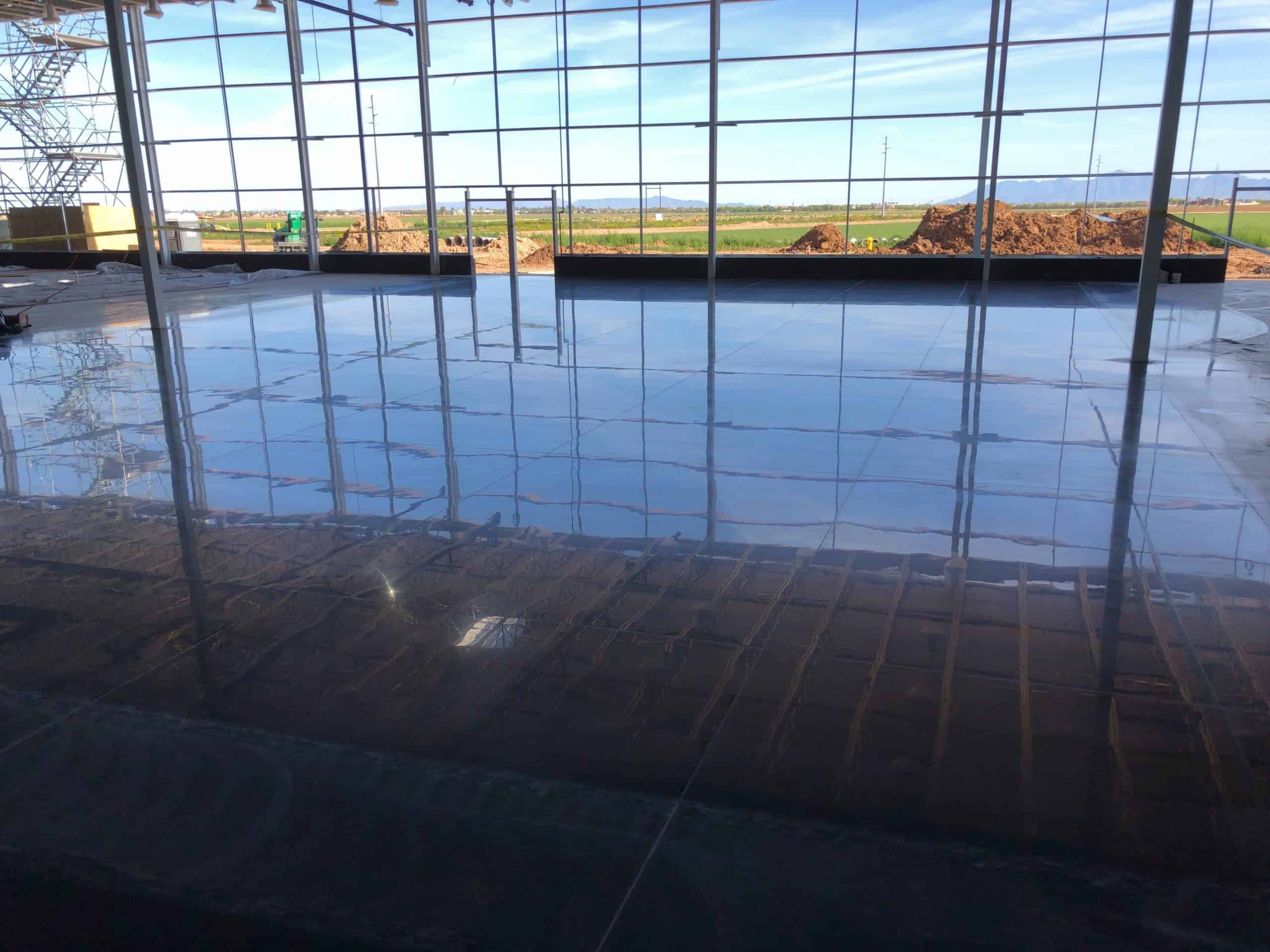 Exposed Design Group finished the floor for a Costco in Surprise, Ariz. 