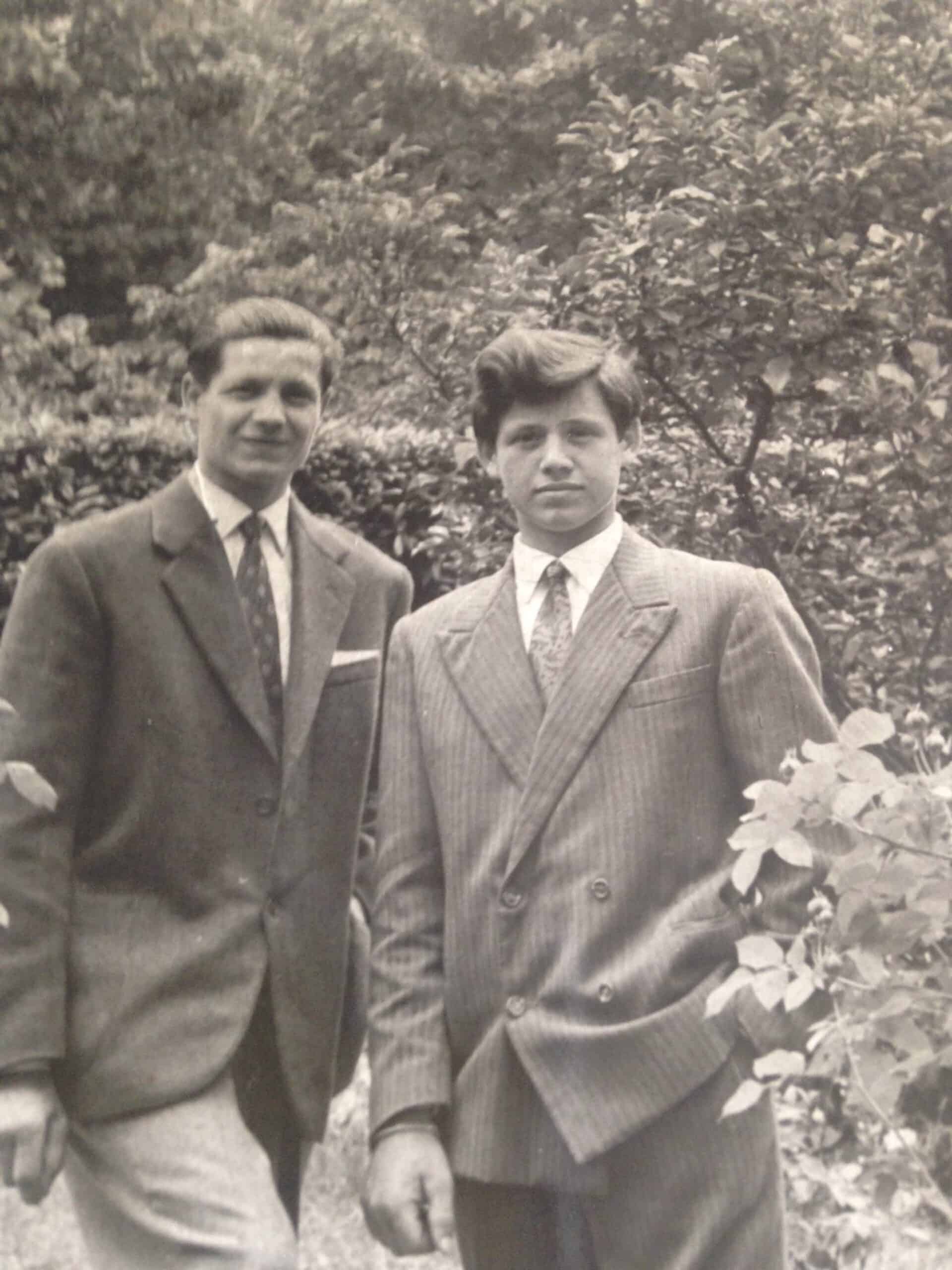 Mario (Dario's father) Lenarduzzi is pictured (right) with his brother, Luigi Lenarduzzi.