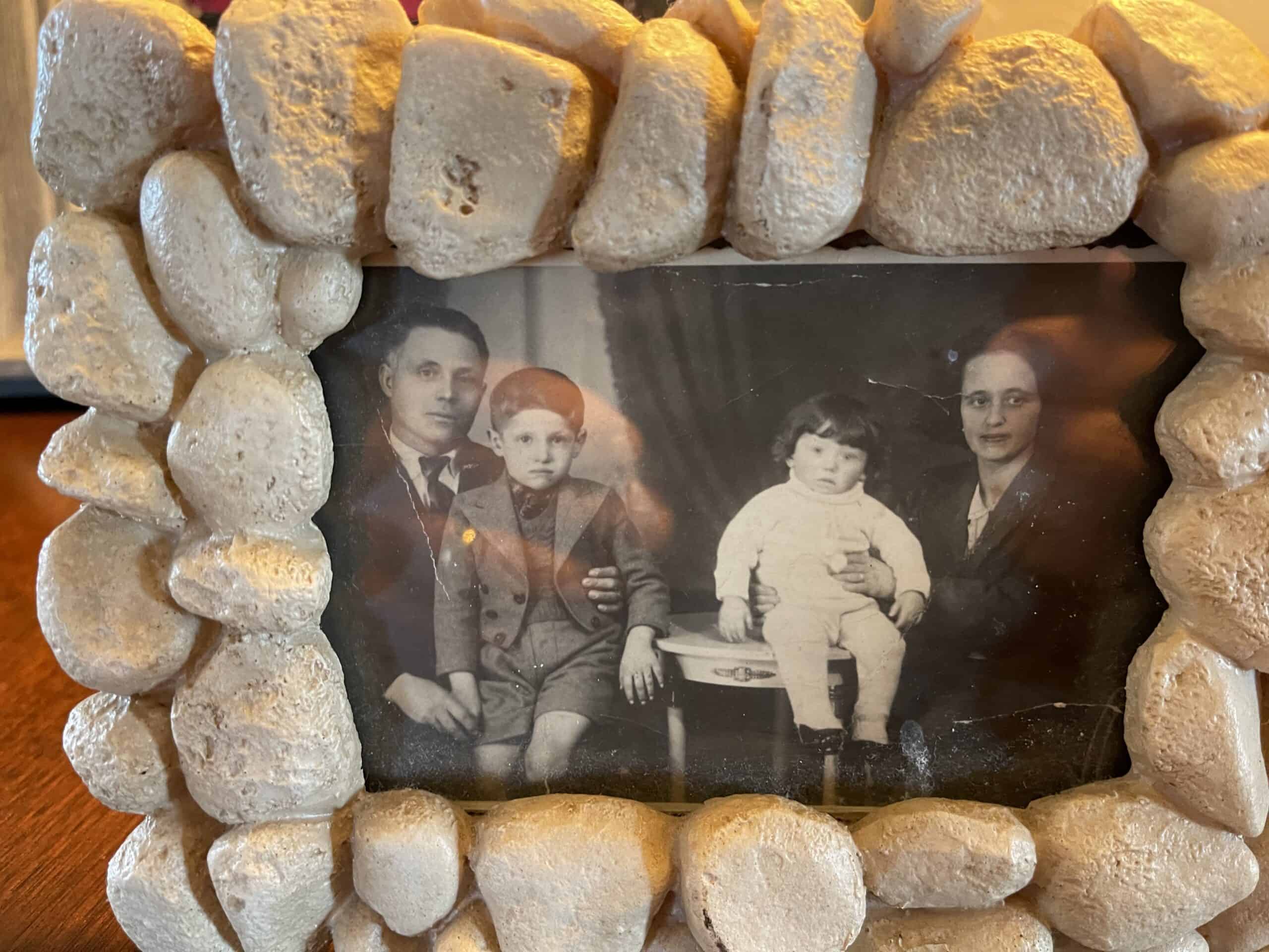 Dario Lenarduzzi's father, Mario Lenarduzzi, is pictured as a child along with his father and mother, Benedetto and Emilia Lenarduzzi, and his brother, Luigi.