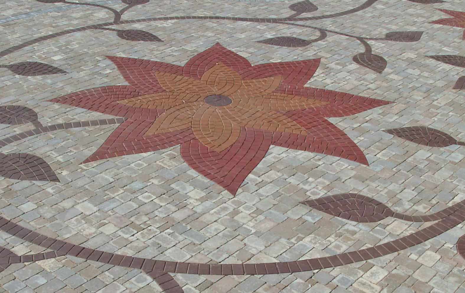 Paver flower