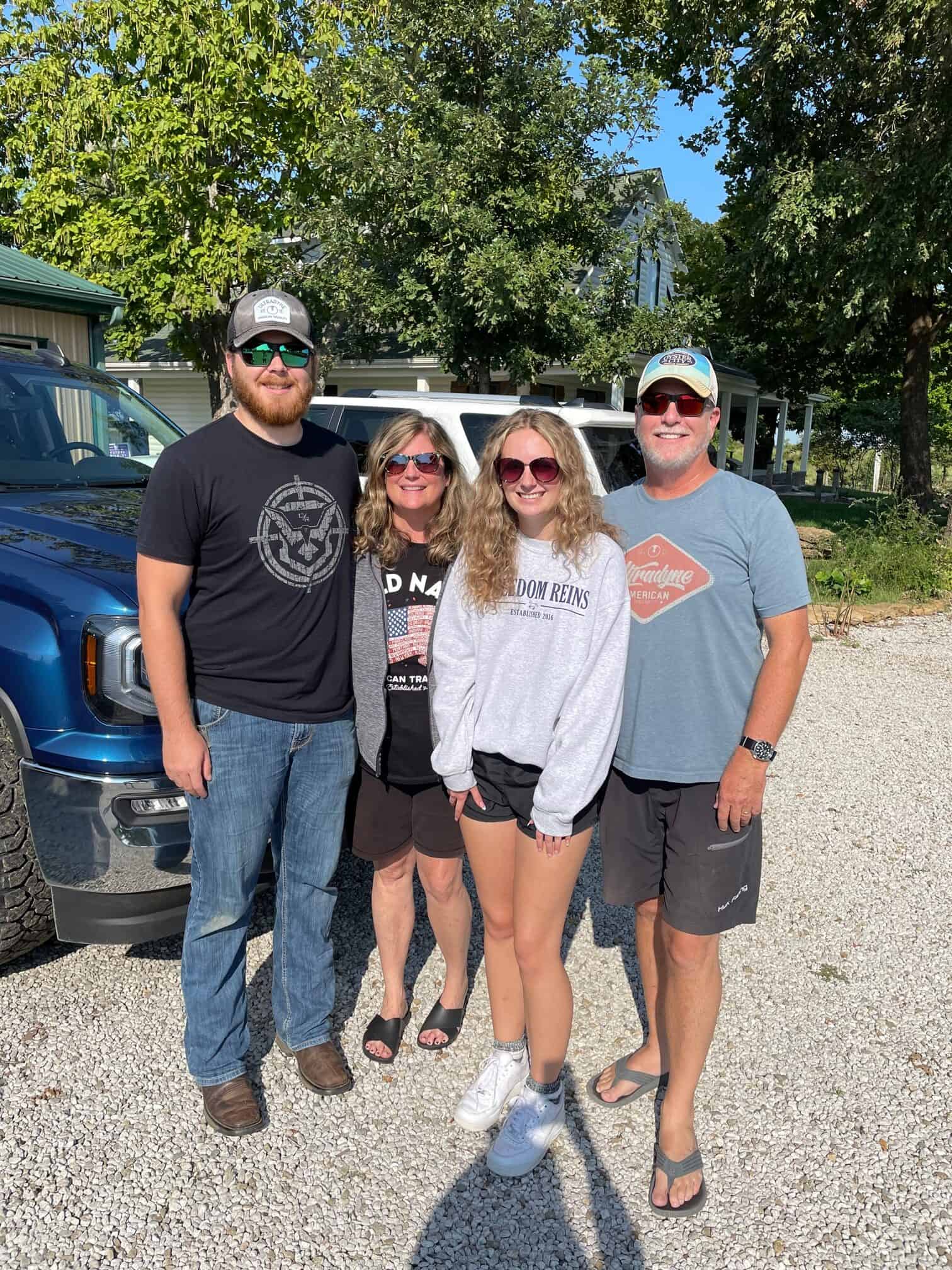 Corey's son, Tanner Thomas, recently received a degree in mechanical engineering, and his daughter, Grace Thomas, is currently studying fashion at K-State.