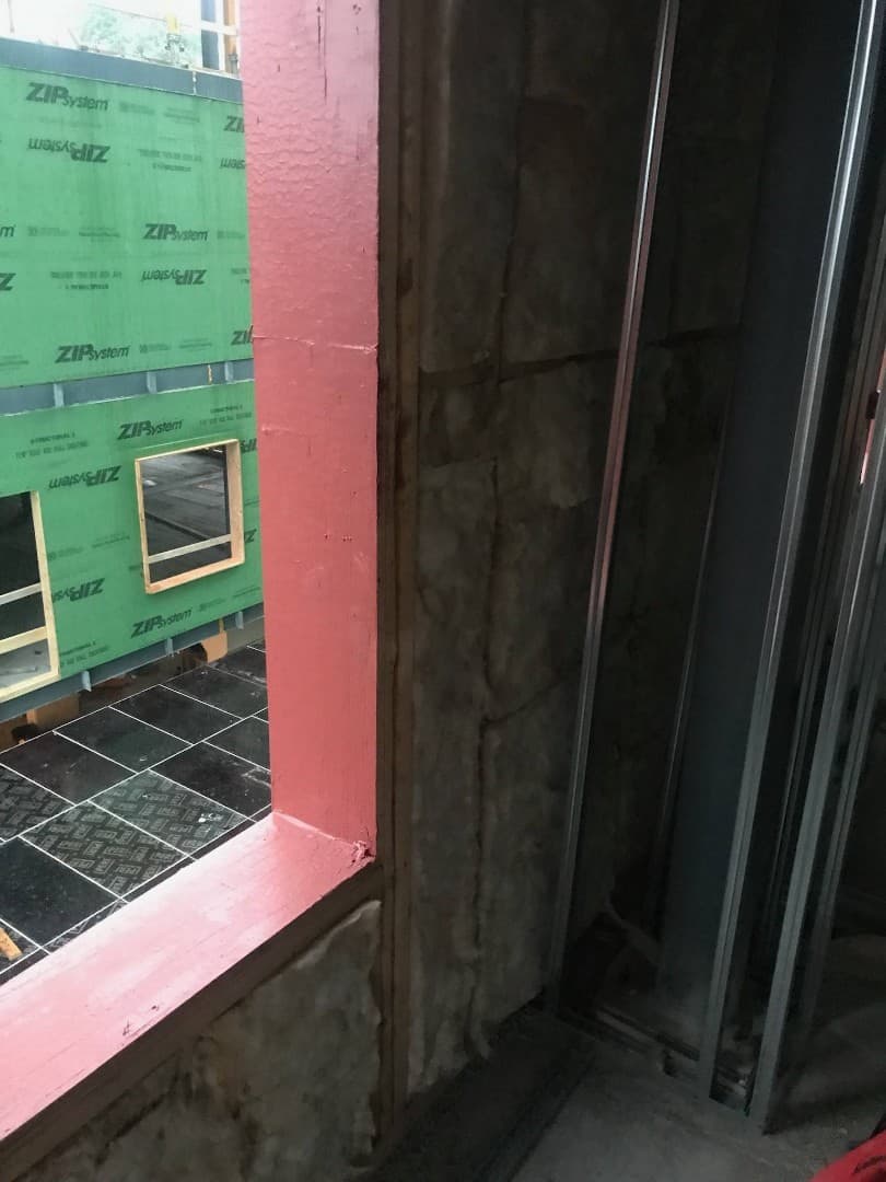 PROSOCO R-Guard FastFlash was used around the window openings of the new builds.