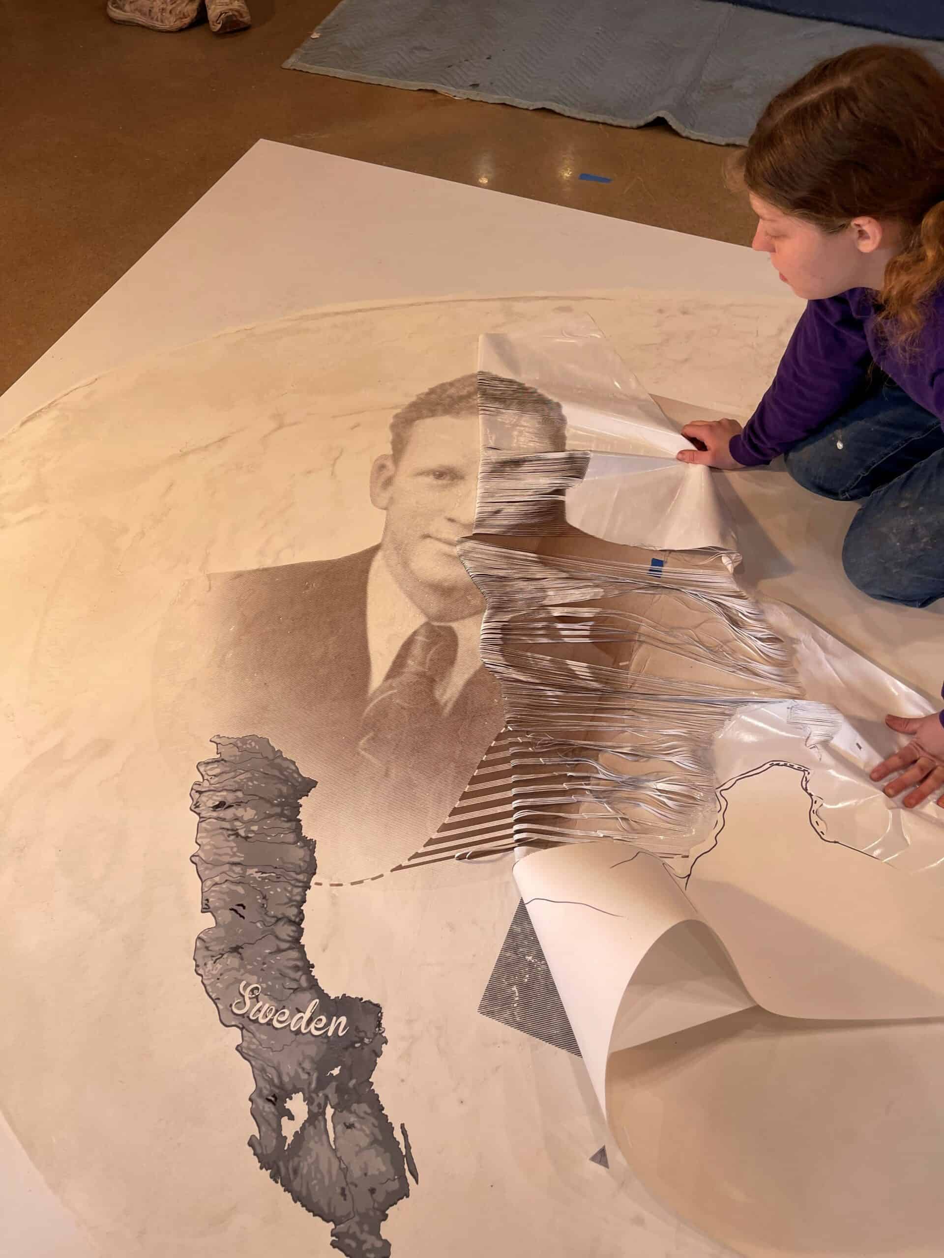 "The stencil is an amazing feat of technology once you see how it's done. It’ll kind of blow you away."