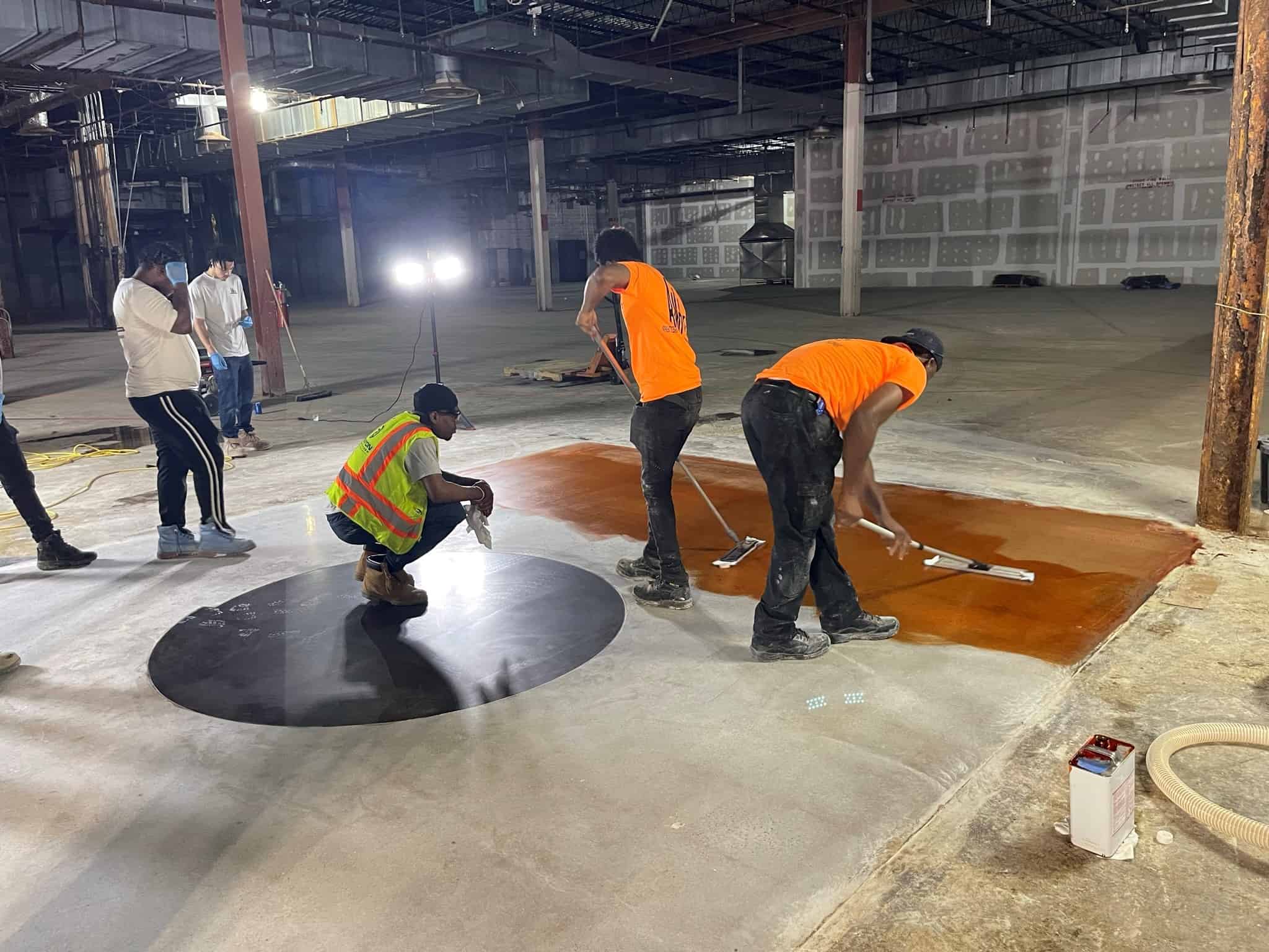 The 8-week apprenticeship and training includes concrete prep, polishing, chemical densification, epoxy, urethane cement, overlays, dyes and more. 