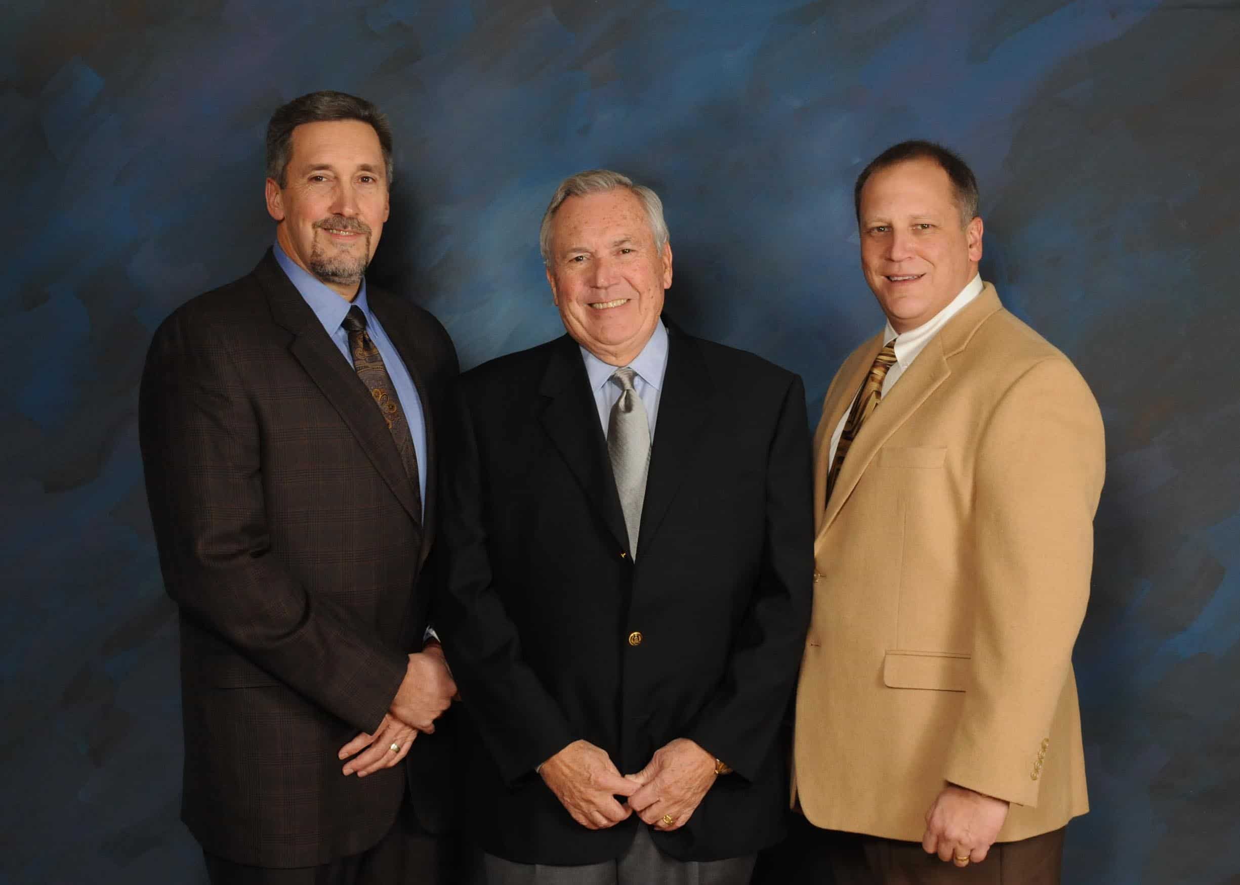 From left to right: David Boyer, Jerry Boyer, Bruce Boyer. 