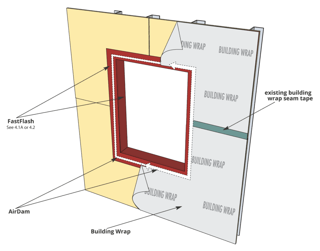 R-Guard Installation Detail-Rough Opening With FastFlash & Building ...