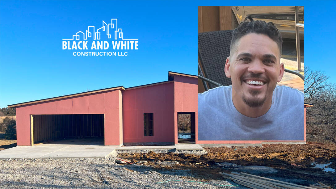 Landyn Smith, owner of Black and White Construction