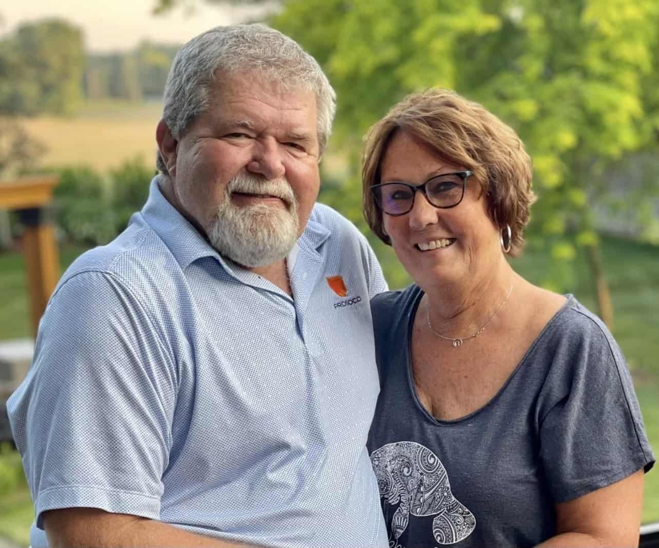 Steve Getz and wife Julie Getz