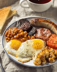 Stock photo of a full Irish breakfast