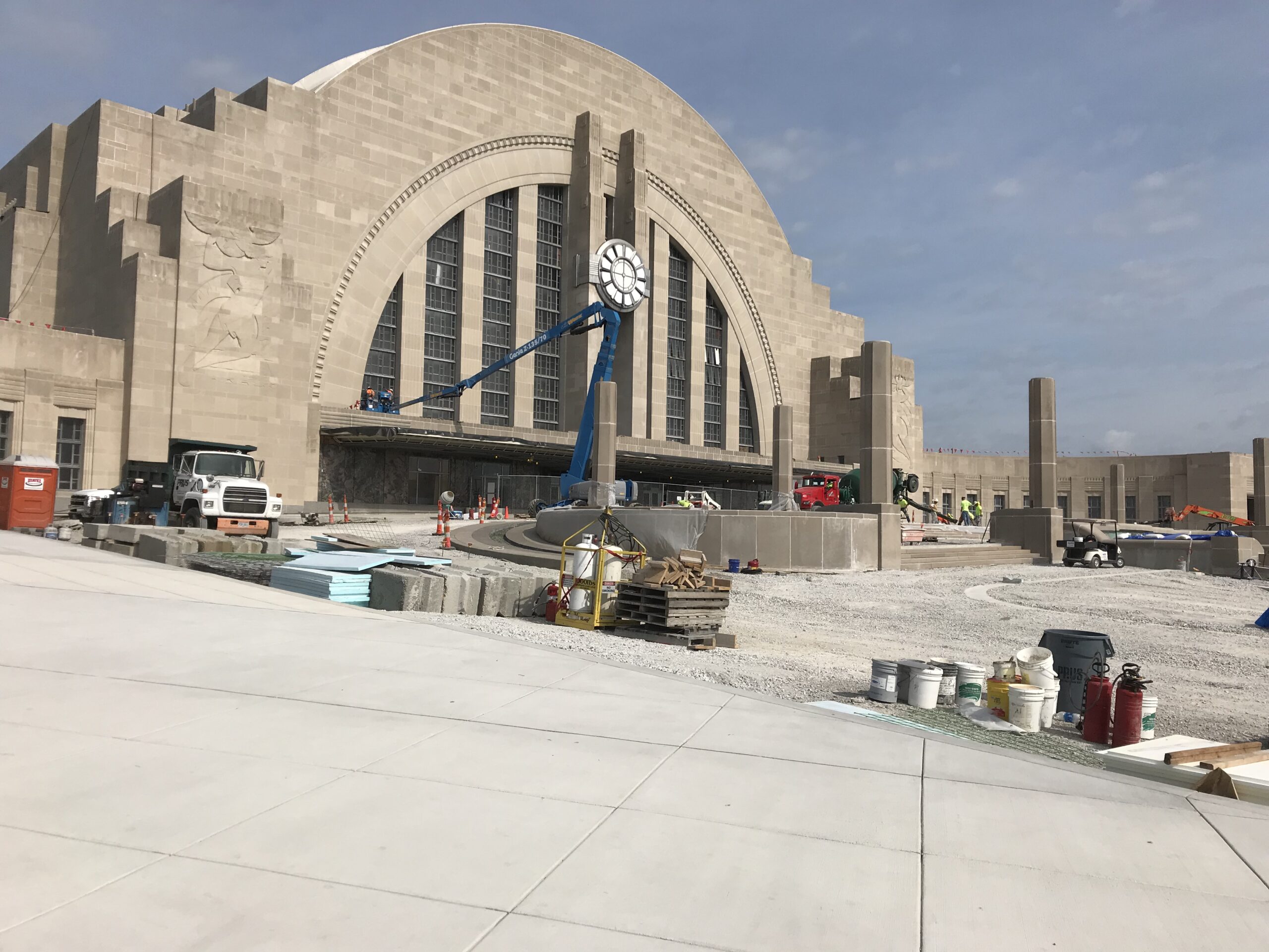 Cincinnati Union Terminal - photo courtesy Lang Masonry