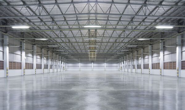 Concrete floor in warehouse. photo used with permission from Shutterstock