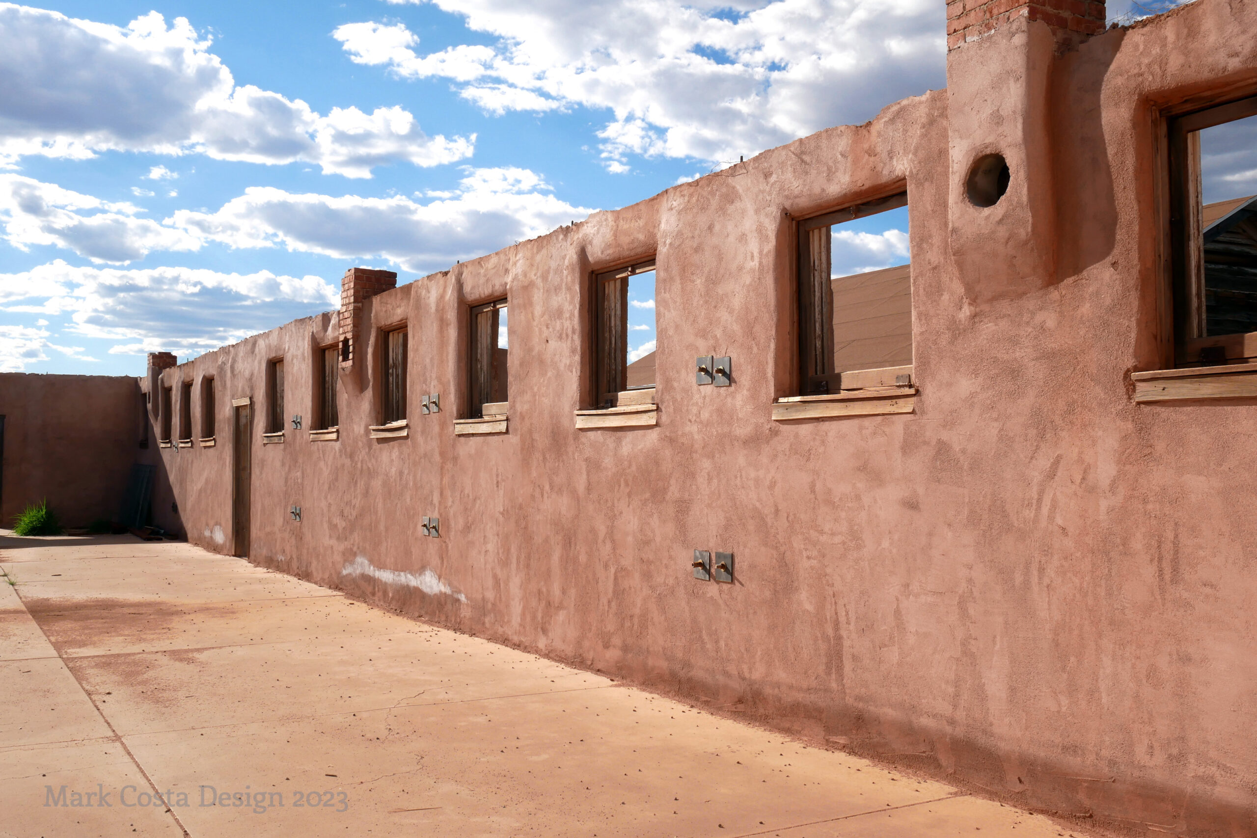 “We needed a recipe so we could reverse-engineer the plaster and duplicate it," says Mike Normand, Construction Project Manager for the City of Bisbee, Ariz. Photo courtesy Mark Costa