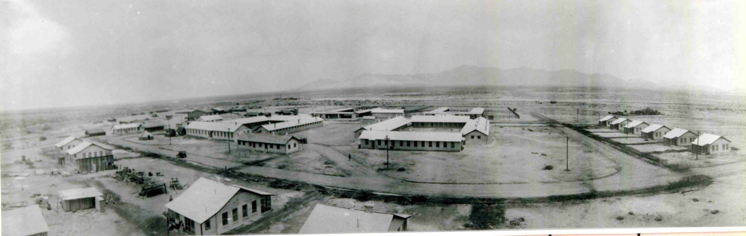 An archive photo of Camp Naco courtesy the Charlotte Walker Lamb Collection, Bisbee Mining and Historical Museum