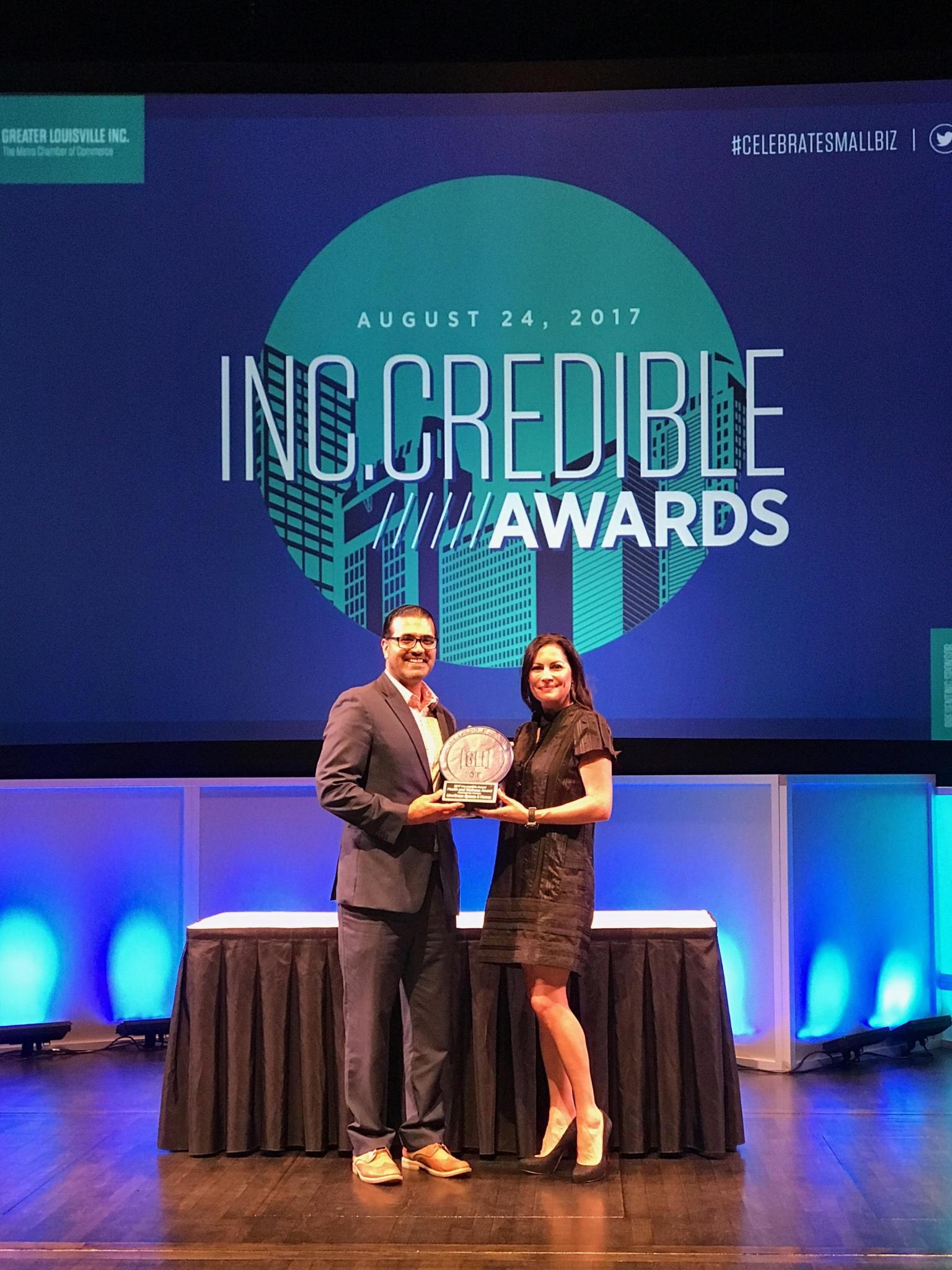 UberGreen was awarded the Greater Louisville Chamber of Commerce Inc.credible Award for Health & Wellness. 