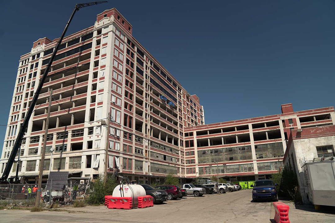 Hardesty Federal Complex in Kansas City is being restored into the Historic Northeast Lofts in Kansas City